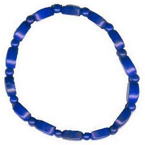 Bracelet Dyed Lapis Stretch Made With Gem Stone by JOE COOL