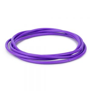 Bracelet Pack Of 4 Purple Made With Gummy & Rubber by JOE COOL