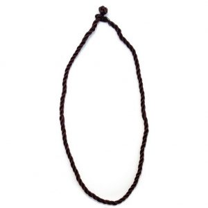 Choker Necklace Black 38cm Made With Cord by JOE COOL