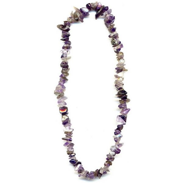 Necklace Purple Made With Gem Stone by JOE COOL