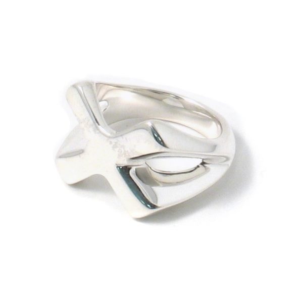 Ring X Design Made With 925 Silver by JOE COOL