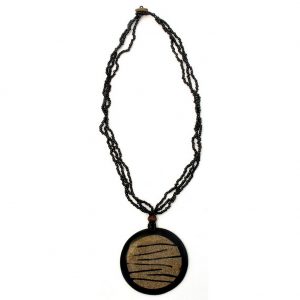 Necklace Stripe Inlay 68mm Made With Resin by JOE COOL