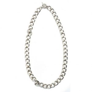 Necklace Curb Flat Made With Zinc Alloy by JOE COOL