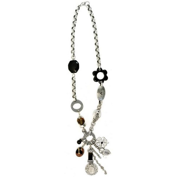 Long Necklace 62cm Chain With Beads & Charms Made With Zinc Alloy & Resin by JOE COOL