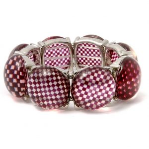 Bracelet Checked Made With Zinc Alloy by JOE COOL