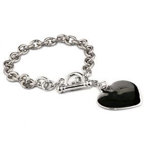 Bracelet Chain With Heart 18cm Made With Zinc Alloy by JOE COOL