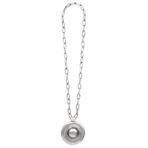 Necklace Disc Sheild Design 76cm Made With Zinc Alloy by JOE COOL
