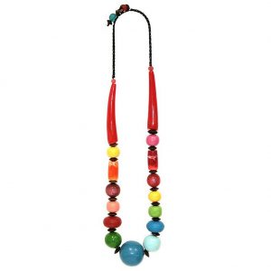 Necklace Miro Bead 81cm Made With Resin by JOE COOL