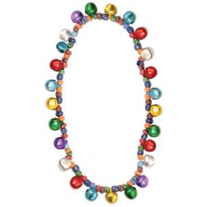 Bead String Necklace Bells Made With Tin Alloy & Elastic by JOE COOL