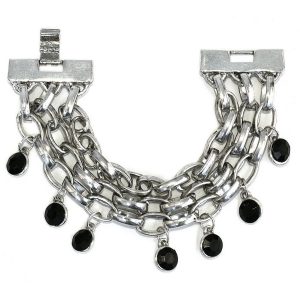 Bracelet 3 Strand With Drops Made With Zinc Alloy by JOE COOL