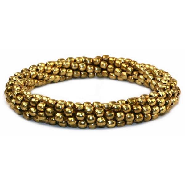 Bracelet Full Ball Roll Up Gold Made With Zinc Alloy by JOE COOL