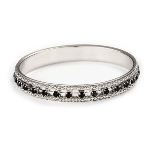 Bangle Studded 10mm Made With Crystal Glass & Tin Alloy by JOE COOL