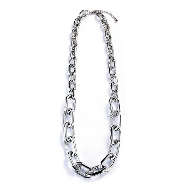 Necklace Chain Chain Squared Link 66cm+5cm Extension Made With Resin & Metallic by JOE COOL