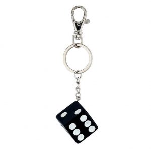 Keyring Lucky Dice Made With Resin by JOE COOL