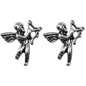 Stud Earring Assorted Small Designs Cherub Made With 925 Silver by JOE COOL