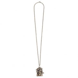Necklace With A Pendant Bird Cage Made With Zinc Alloy & Gold Plated by JOE COOL