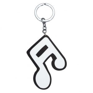 Keyring Double Musical Note Made With Acrylic by JOE COOL