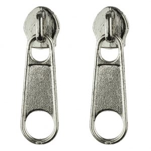 Stud Earring Zip Made With Zinc Alloy by JOE COOL