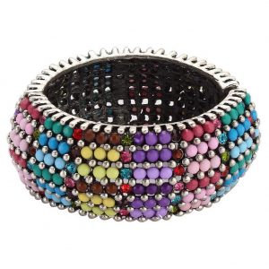 Bracelet Rainbow Effect 35mm Made With Tin Alloy & Crystal Glass by JOE COOL