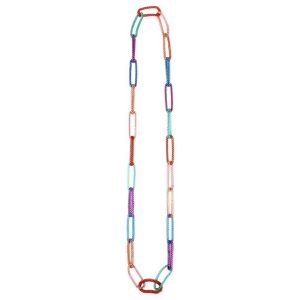 Necklace Chain Summer Colour Chain Metallic Finish Made With Tin Alloy by JOE COOL