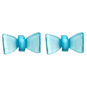 Stud Earring Bow Made With Acrylic by JOE COOL