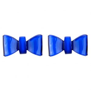Stud Earring Bow Made With Acrylic by JOE COOL