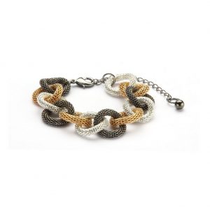 Bracelet Looped Milanese Chain Made With Tin Alloy by JOE COOL