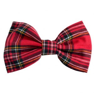 Barrette Traditional Tartan Bow Made With Cotton by JOE COOL