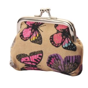 Coin Purse Butterfly Made With Pu & Iron by JOE COOL