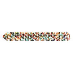 Bracelet Brick Printed Chain Cuff Made With Iron by JOE COOL
