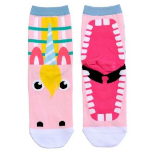 Socks Fairytale Creatures Unicorn Made With Cotton & Spandex by JOE COOL