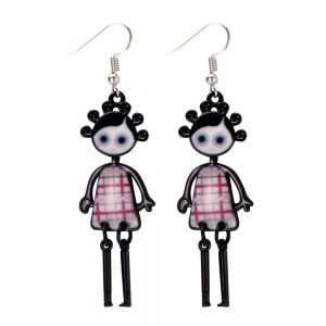 Drop Earring Dolly Dancing Made With Tin Alloy by JOE COOL