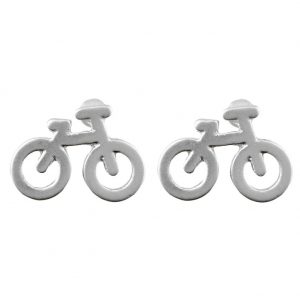 Stud Earring Bicycle Made With Tin Alloy by JOE COOL