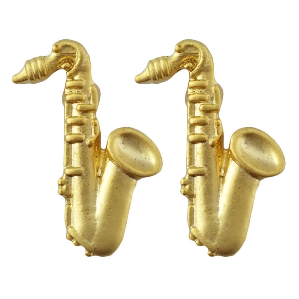 saxophone stud earrings