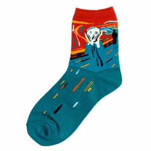 Socks Munch The Scream Made With Cotton & Spandex by JOE COOL