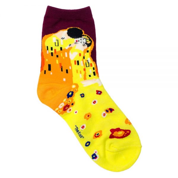 Socks Klimt The Kiss Made With Cotton & Spandex by JOE COOL