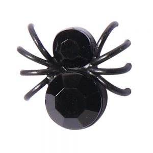 Clutch Pin Brooch Spooky Spider Made With Acrylic & Iron by JOE COOL