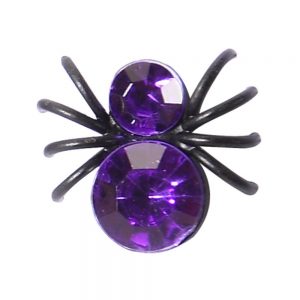 Clutch Pin Brooch Spooky Spider Made With Acrylic & Iron by JOE COOL