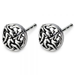 Stud Earring Celtic Symbols Infinite Love Made With 925 Silver by JOE COOL