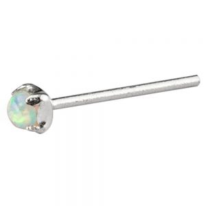 Nose Stud Faux Opal Claw Set Made With 925 Silver by JOE COOL