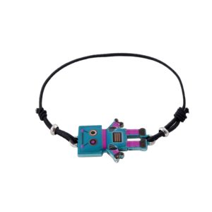 Bracelet Friendly Robot Made With Enamel & Tin Alloy by JOE COOL
