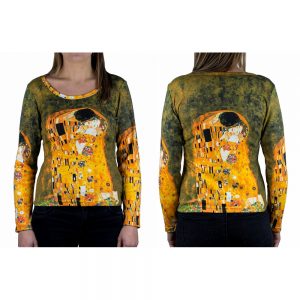 Clothes The Kiss Klimt Long Sleeve T-shirt Large by JOE COOL