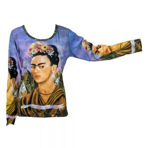 Clothes Frida Kahlo Self Portrait Long Sleeve Medium by JOE COOL