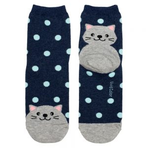 Socks Spotty Cat Made With Cotton & Spandex by JOE COOL