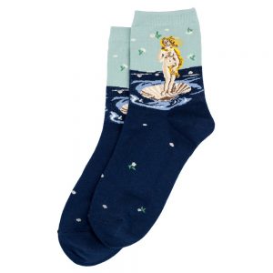 Socks Botticelli The Birth Of Venus Made With Cotton & Spandex by JOE COOL