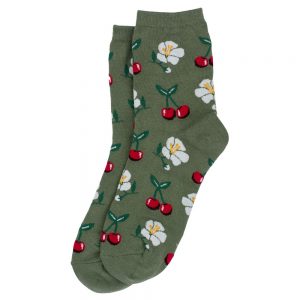 Socks Cherries Made With Cotton & Spandex by JOE COOL