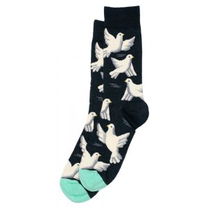 Socks Gents The Dove From Above Made With Cotton & Nylon by JOE COOL