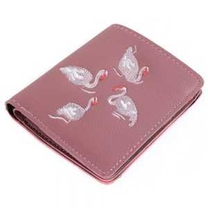 Folding Wallet Flamingo Made With Pu by JOE COOL