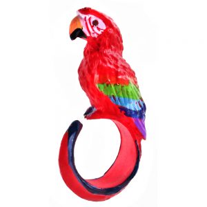 Ring Perching Parrot Made With Resin by JOE COOL