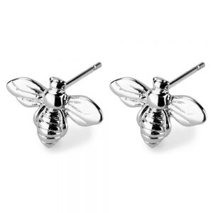 Stud Earring Dainty Bee Made With Tin Alloy by JOE COOL